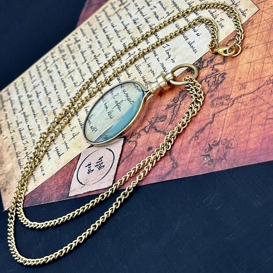 Lupa Steampunk Retro Regalo Monóculo de Bolsillo Disfraz Lupas de Bolsillo Hecho a Mano