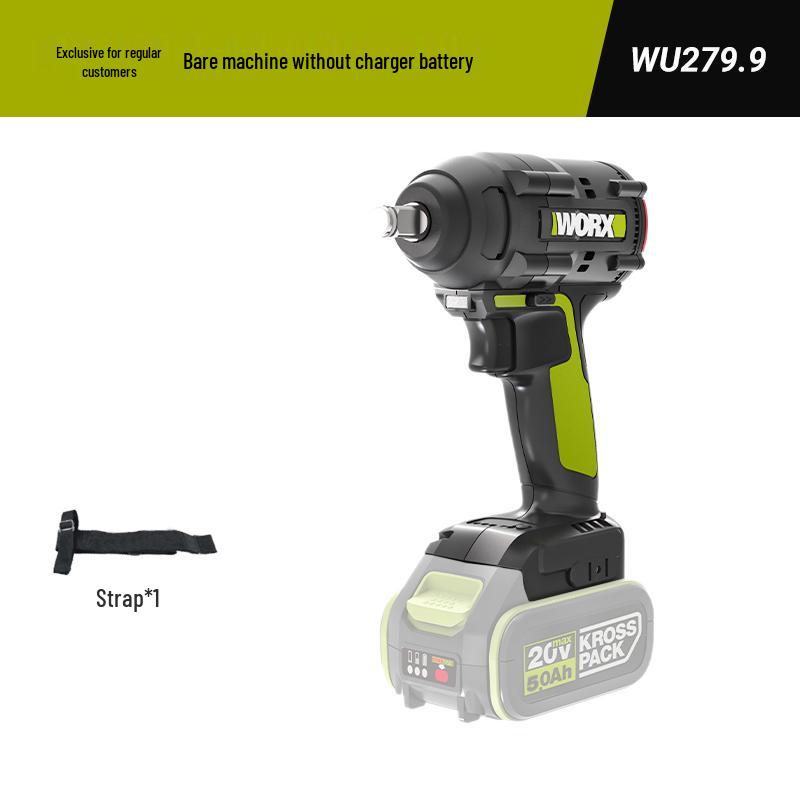 

Worx WU279 High Torque Brushless Electric Impact Wrench with Lithium Battery