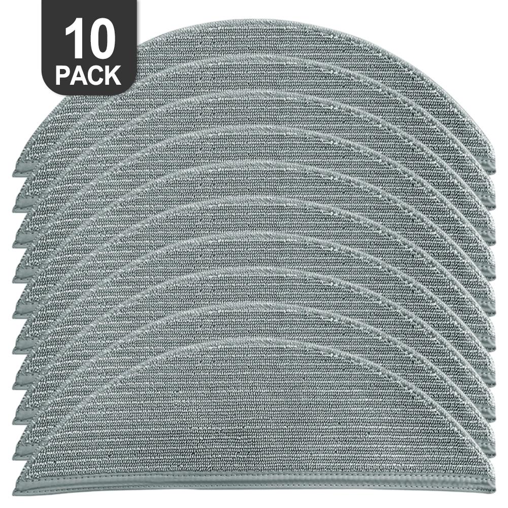 High Performance Mop Cloths for Lydsto R5/R5D Robot Vacuums Available In Convenient Packs of Either 4 or 10 Pieces