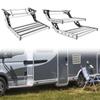 Manual RV Step Telescopic Ladder Assembly Accessories Lightweight Built in Grab
