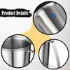 Stainless Steel Measuring Cup Household Kitchen Tools Clear Markings 2000ml Container Frothing