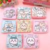 Kawaii Chiikawa Coin Bag Cute Cartoon Pu Leather Wallet Short 2-Fold Money Change Pouch Lovely Casual Card Holder With Buttons