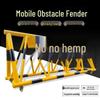 Movable Construction Site Barrier - Safety Guardrail for Schools and Vehicles