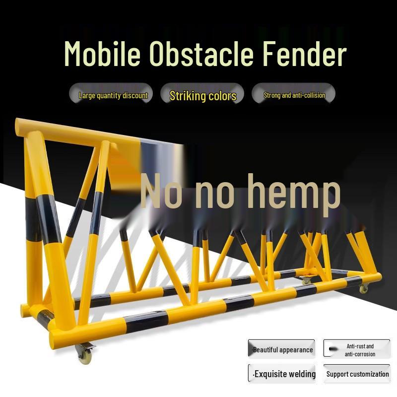 Movable Construction Site Barrier - Safety Guardrail for Schools and Vehicles