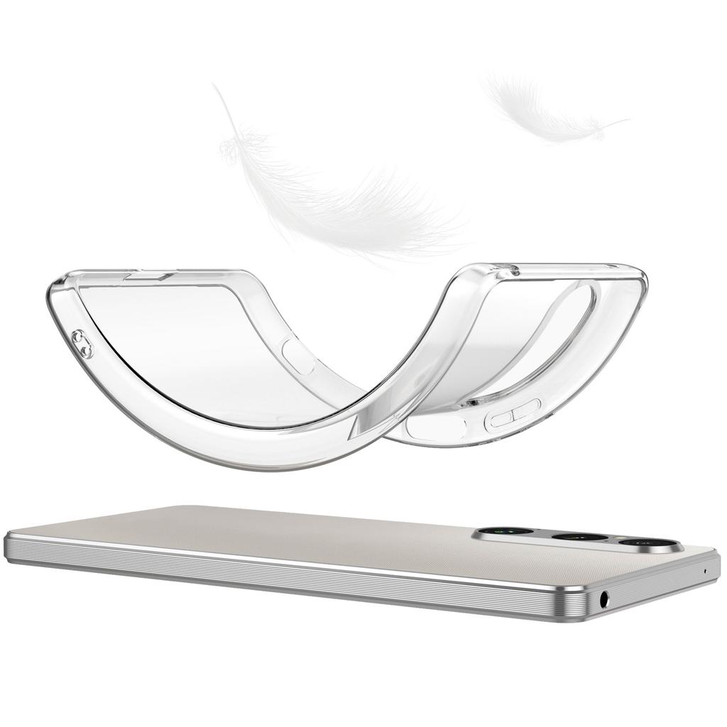 For Sony Xperia 1 VI Case Soft TPU Transparent Protective Phone Cover