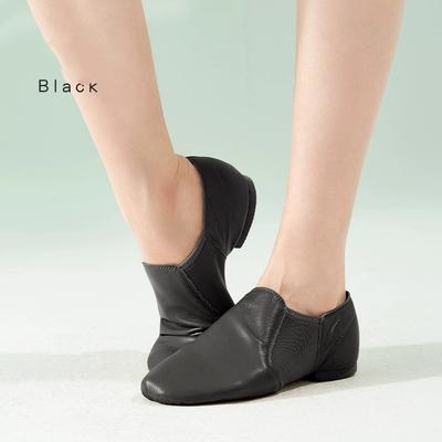 Sapatos de Dança Jazz em Couro Genuíno PU Castanho Preto Solado Antiderrapante Sapatilhas de Ballet Alta Qualidade Tênis de Dança para Adultos para Meninas Mulheres
