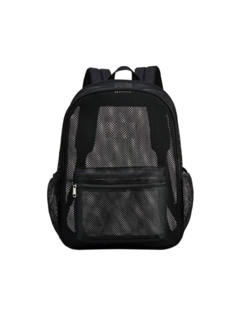 Women'S Mesh Breathable Backpack Portable Hollow Casual Outdoor Travel Storage Bag