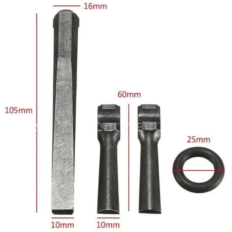 5Pcs Wedge and Feather Shims Heavy Duty Stone Splitting Tools for Concrete Rock Stone Splitter Marble Granite Hand Tools