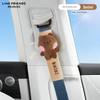 Brown Bear Car Seat Belt Cover Shoulder Pad Cute Cartoon High-End Seat Belt Protector Apple Decoration for Girls
