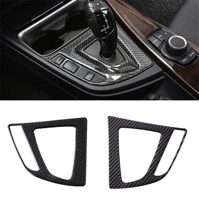 Autó Sebességváltó Váltó Panel Kárpit matrica Csíkok Tartozékok Valódi Szénszálas BMW 3-as sorozat F30 2013-2015 GT F34 2013-2017