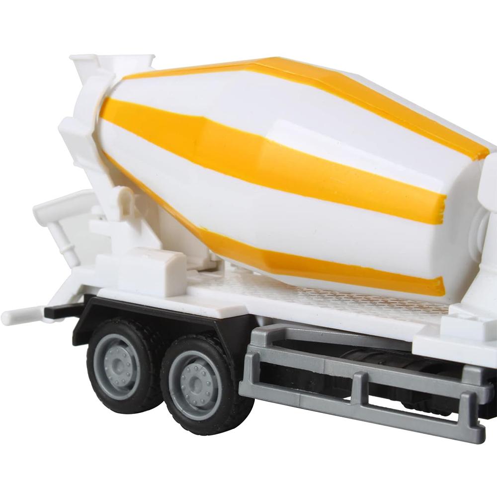 1/50 Skala Støpt Metall Leketøysbiler Semi-hengerbil Leveres med Mini Betongblander Henger, Legeringsleketøyskjøretøy Lekesett for Barn Julebursdagsgave