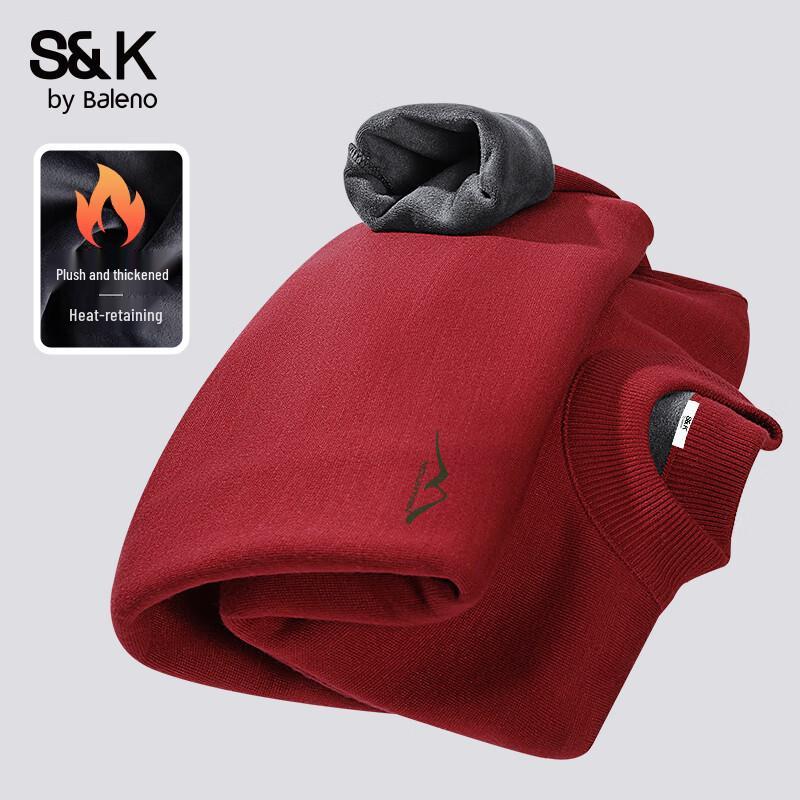 

Baleno S&K Men s Fleece-Lined Half Turtleneck Sweater M