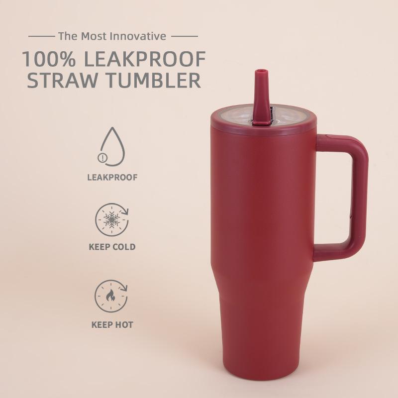 40 Oz Vacuum Flask Cup Thermos water Bottle Thermal Mug Large Capacity Stainless Steel Cold and Hot Tumbler Travel Car coffee