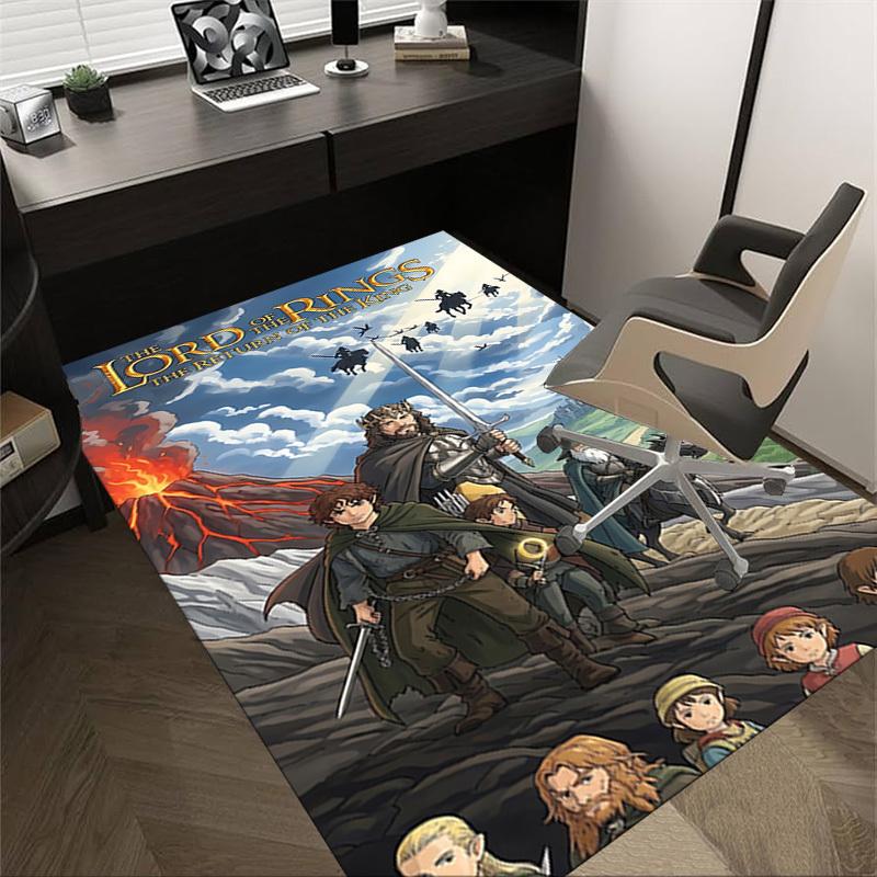 

1 шт. Ковер «Властелин колец: Возвращение короля», для декора дома и офиса, коврик под офисное кресло, праздничный подарок, ковер для конференц-зала L1239 60cm by 90cm