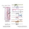 "Retro Sugar Poem DIY Sticker Set: Long Strip, Bow, Journal, Scene Decor 