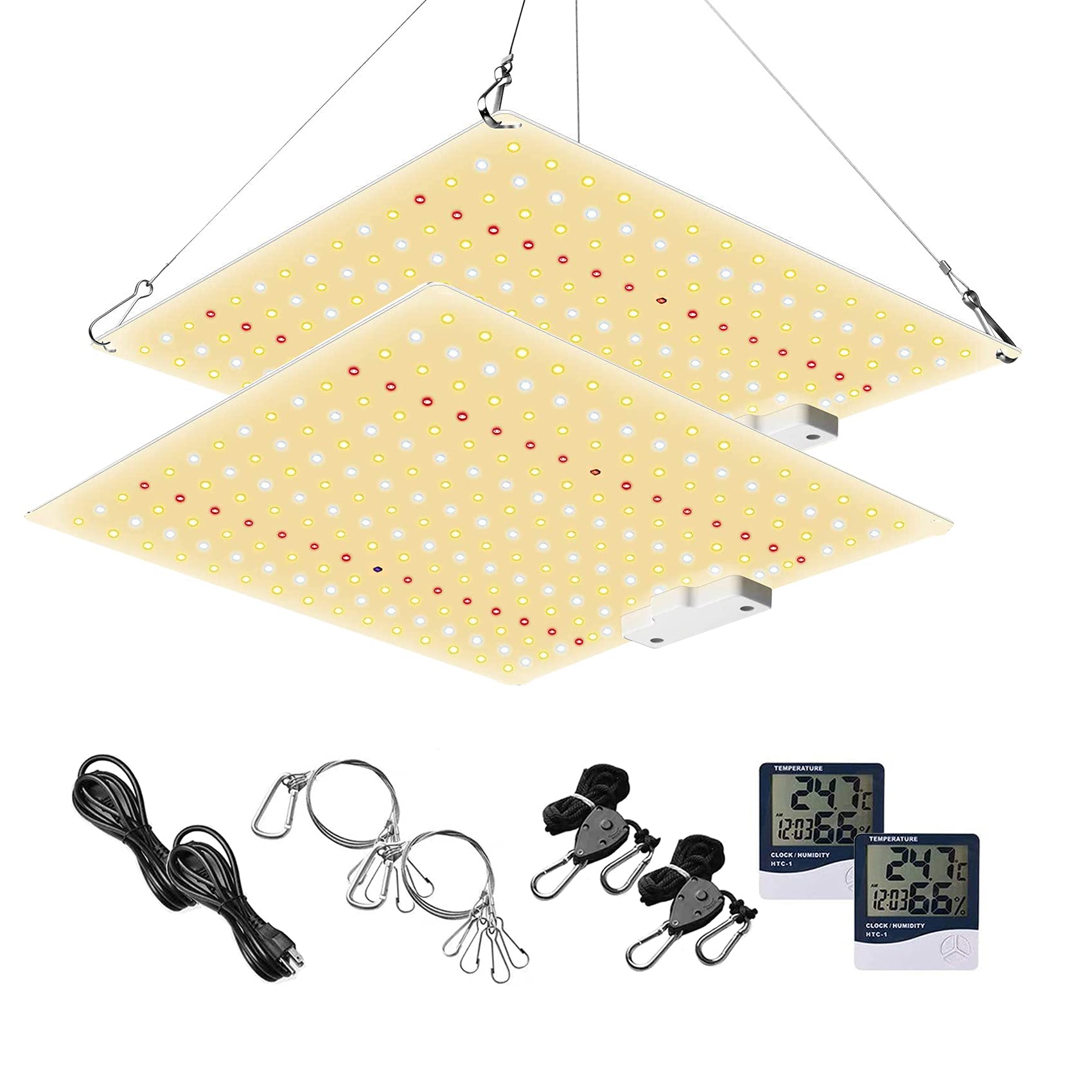 

Aokson Plant Grow Light, 600W LED Photosynthesis Light with LM281B+ Light Chip, Full Spectrum, Supplemental Light, Eliminates Insufficient Light, Ultr