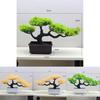 Artificial Juniper Bonsai Tree For Indoor Decor Faux Green Plant For Office