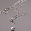 Pearl Tassel Necklace Pull-out Clavicle Chain French Retro Simple Decoration Women's New Style