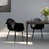 Day and Night - Day and Night Dining Chairs 2 Units Black PP