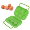 3 Pcs 6 Grid Egg Storage Carrier Sturdy Shockproof Egg Container Durable Egg Box  Indoor Kitchen