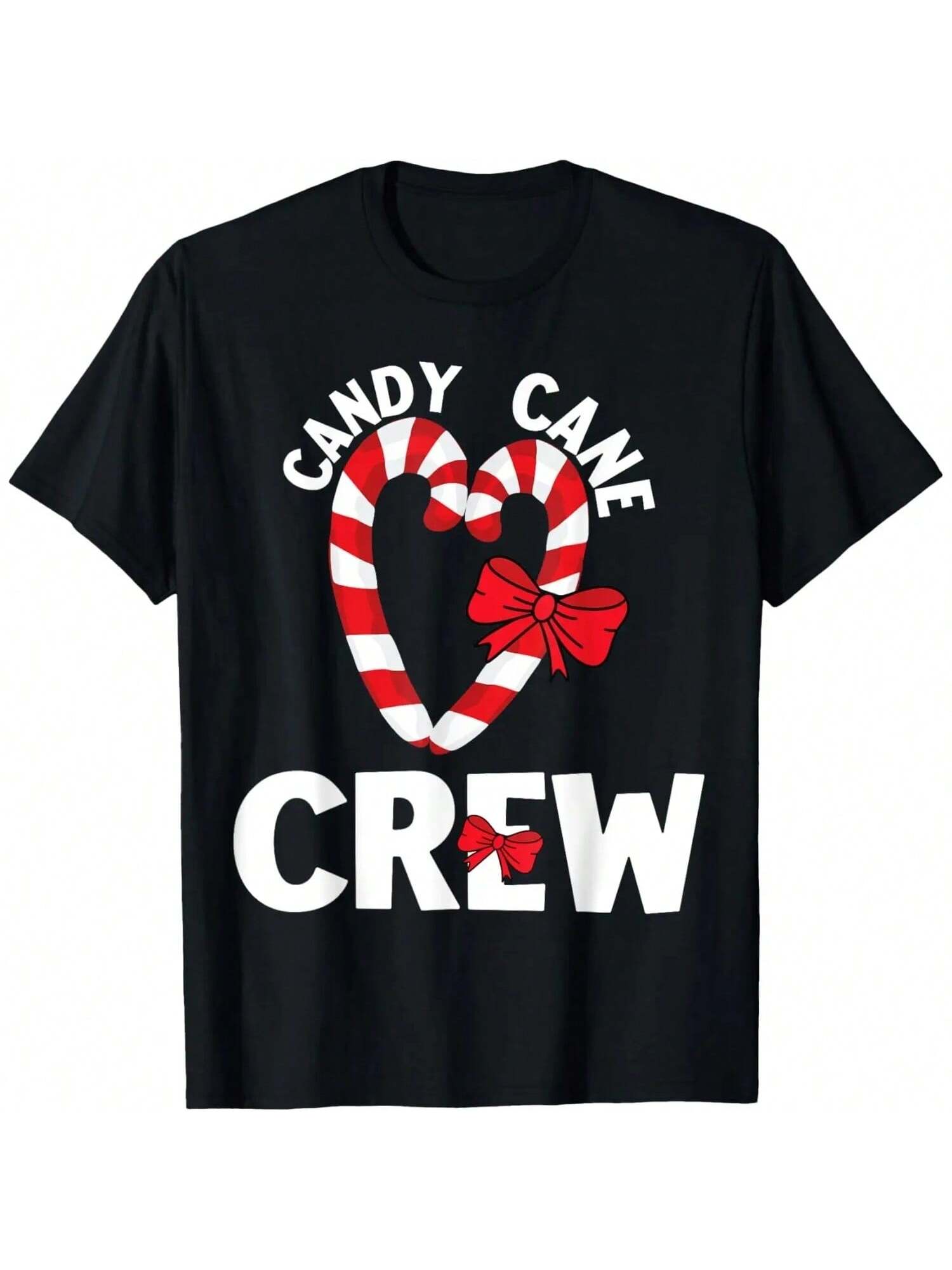 Candy Cane Crew Funny Christmas Sweet Candy Merry Xmas T-Shirt S разноцветный