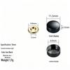 Acrylic Decorative Mirror Screw Cap for Glass and Tile Fixing