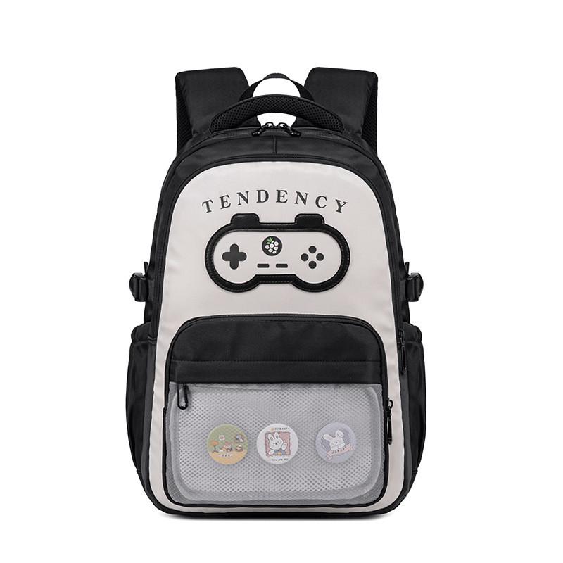 Backpack Fashionable Nylon For Casual Use Ideal For High School And College Students