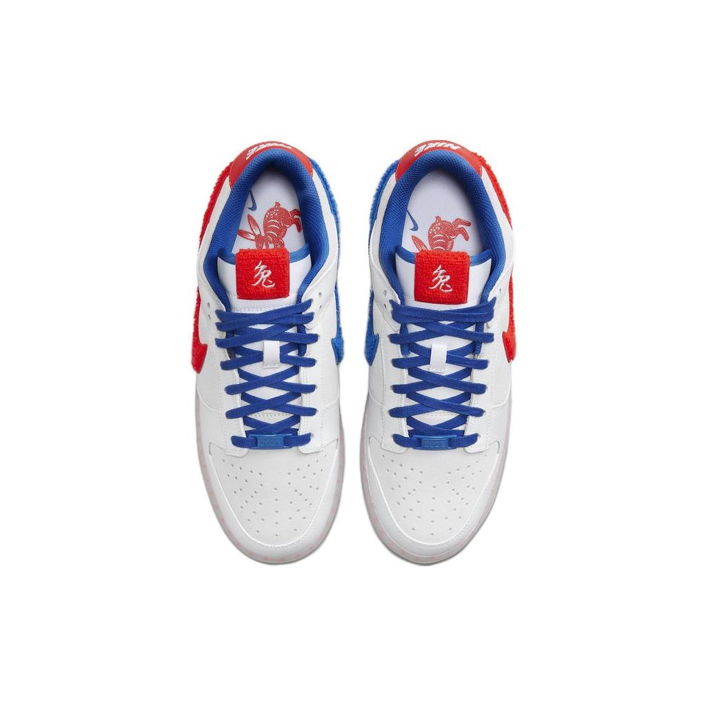 Nike Dunk Low Year of the Rabbit - White Rabbit Candy Unisex Sneakers Crimson Varsity-Royal Sail FD4203-161