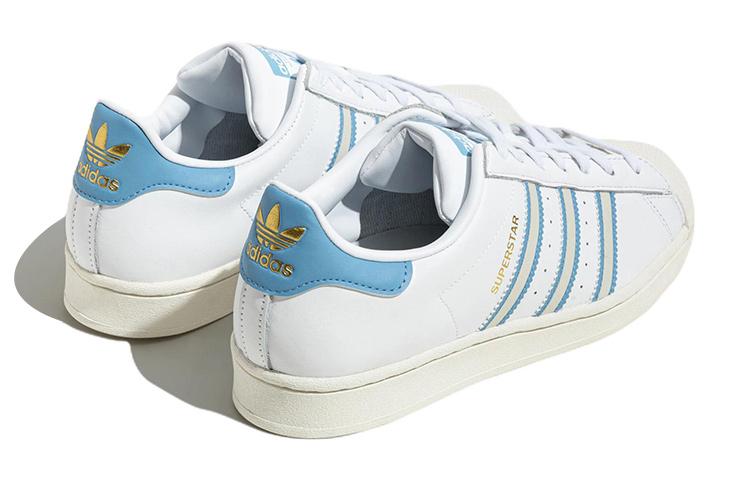 Superstar Adidas Originals 'White Light Blue' GX9876