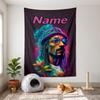Snoop dogg (1) Personalisierbare Namens-Dekorations-Wandteppich, ideale Wahl für die Wanddekoration in Schlafzimmern, Wohnzimmern, Studentenwohnheimen und Zuhause