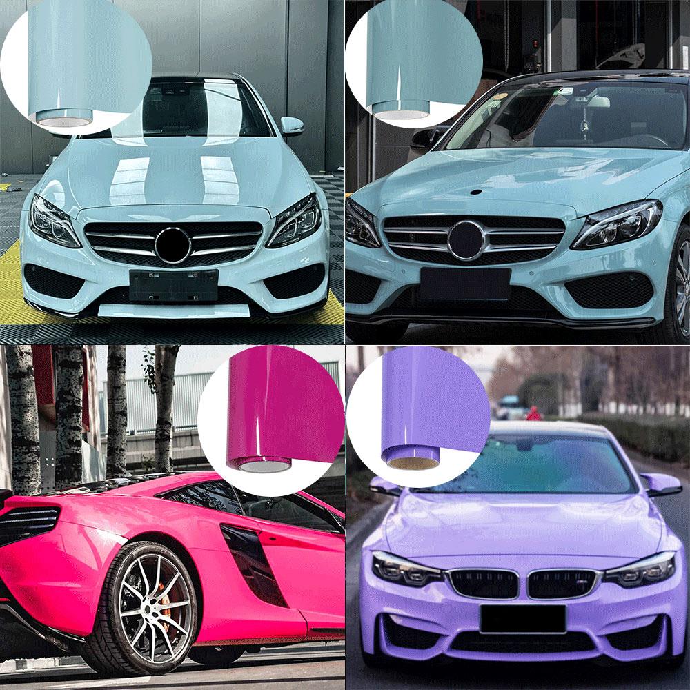 Premium PET Car Vinyl Wrap Film Self Adhesive Motorcycle Auto Body Protective Film Color Change Car Decoration Air Bubble Free