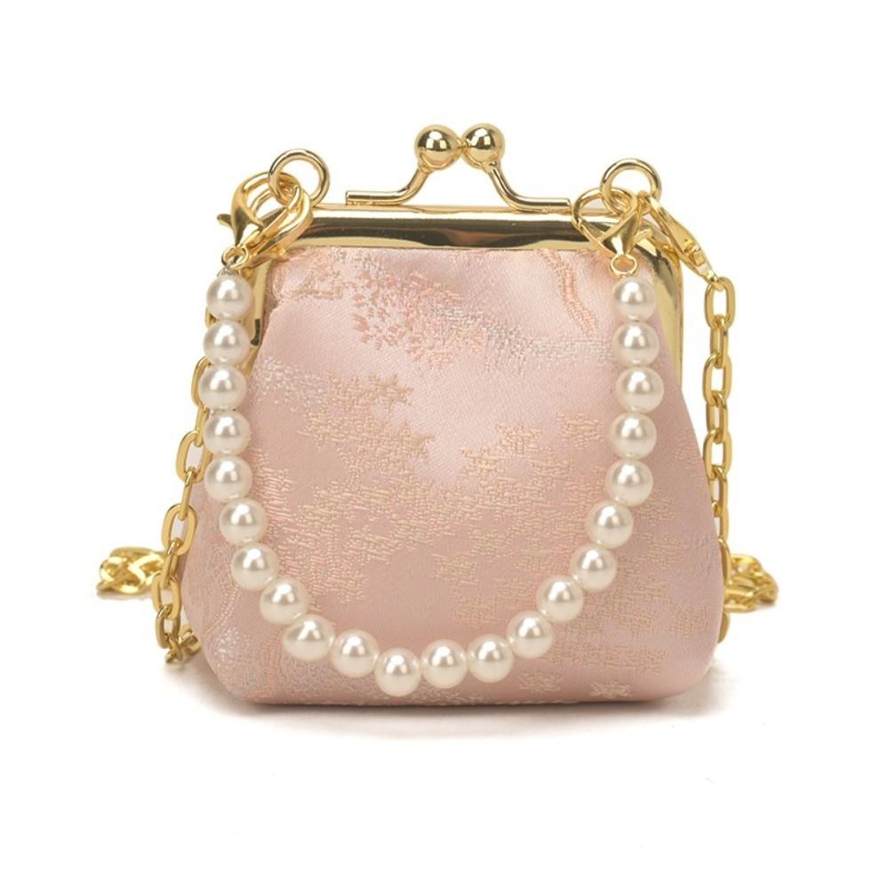 Retro Kiss Lock Crossbody Bag Embroidery Clasp Bag Fashion Chinese-style Mini Bag Wedding