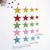 70pcs/pack Glitter Star Stickers, Self-Adhesive PVC Decals, Shimmery Single-Use Star Shapes, with Sparkle Finish for Arts & Crafts, Card Making