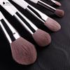 DUcare 8pcs White Makeup Brush Professional Foundation Powder Blush Eyeshadow Eyebrow Kabuki Blending Make Up Brushes Set With Cylinder