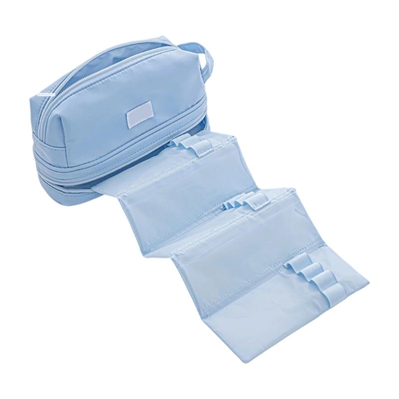 Waterproof Fabric PVC Pencil Case Multiple Compartments Large Capacity Pencil Pouches For Student Adult School Office