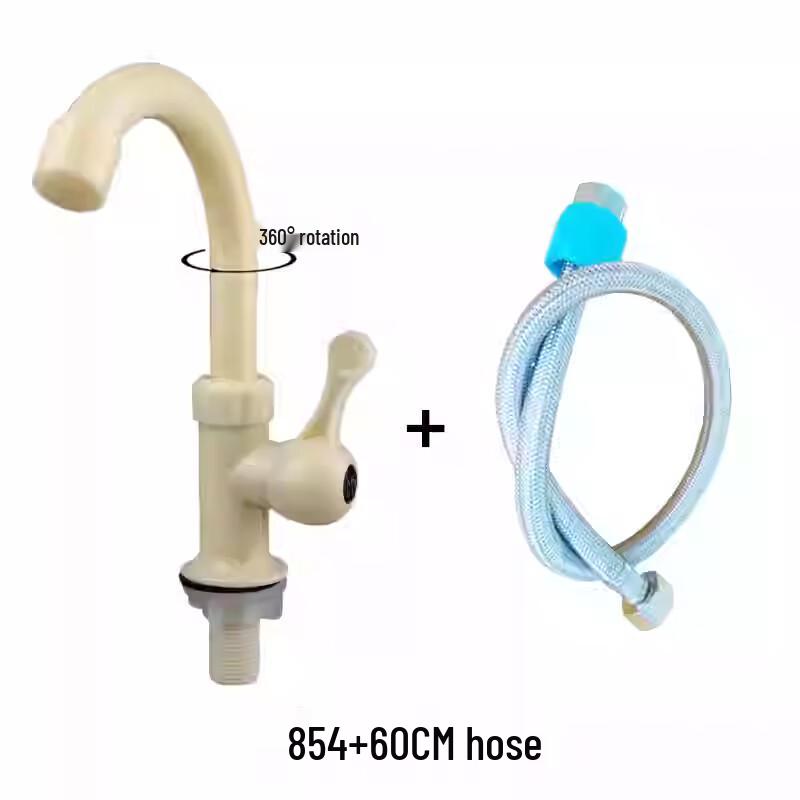 

TLXTPP Plastic Single Cold Swivel Kitchen Faucet