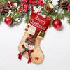 Christmas Socks Large Boots Xmas Tree Decorations Storage Bag Santa Claus Snowman Plush Ornaments Christmas Home Decoration