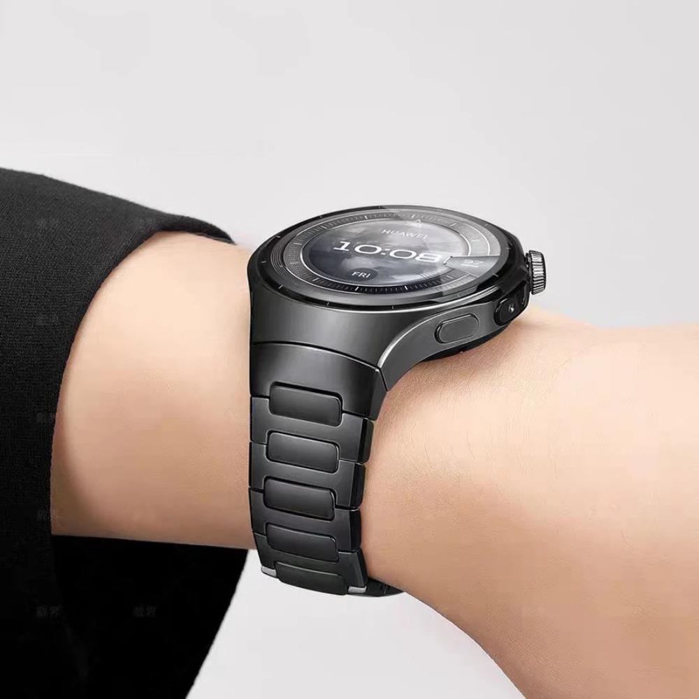 Tytanowy pasek do Huawei Watch 5 46MM bez przerw luksusowy metalowy pasek do Huawei Watch 5 42mm biznesowy pasek z szybkim zapięciem