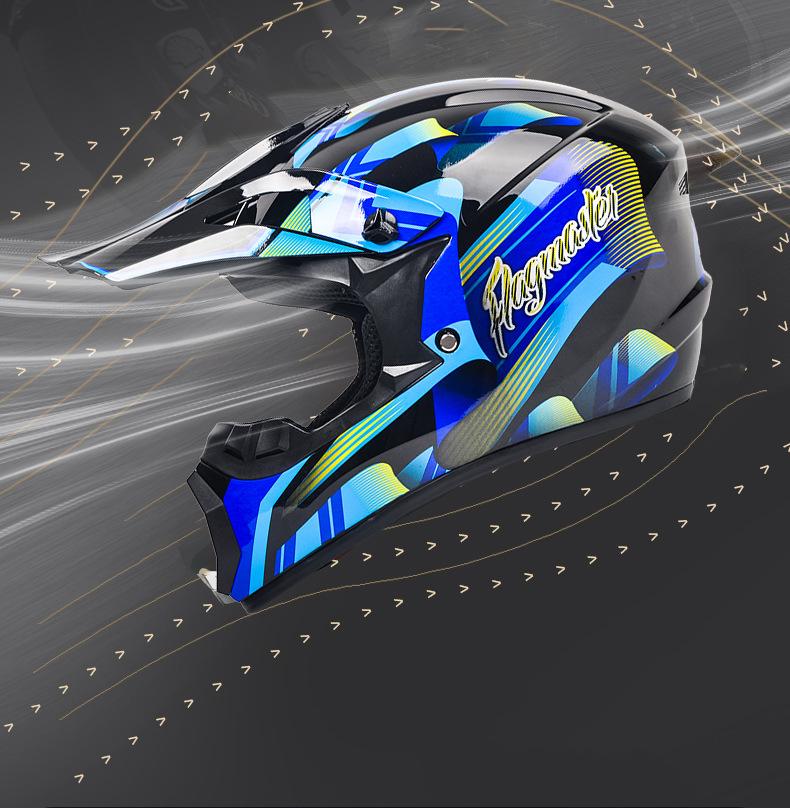 DOT Certified Full Face Off-road Motorcycle and Mountain Bike Helmet