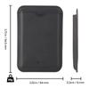 iPhone MagSafe Compatible Magnetic Wallet Card 3 Vegan Black Case-Mate Holder, Cards, Leather, (CM046312)