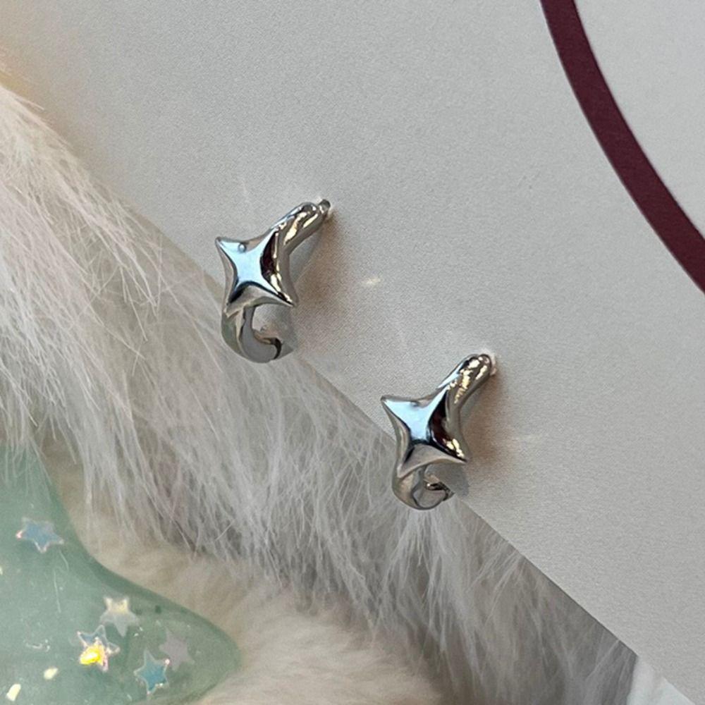 

Серебряные/золотые серьги с крестом Сатурна, винтажные серьги со звездой/крестом/любовью, круглые висячие металлические серьги для женщин