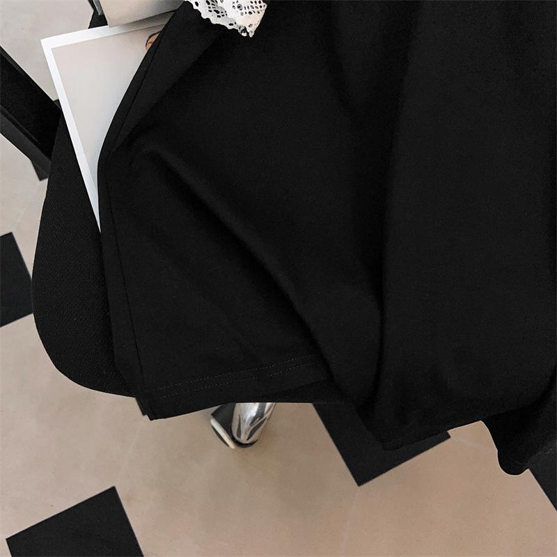 Plus Size Women's Summer Doll Collar Slimming Short Sleeve Top 