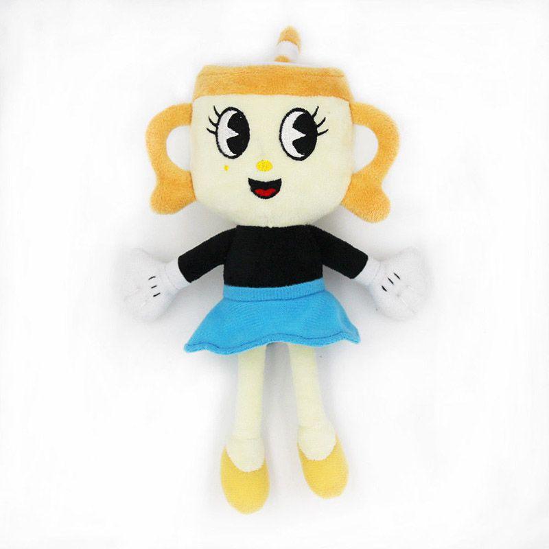 Cuphead 9 Inch Game Ms Chalice Plush Figure Toy Soft Stuffed Doll For Kids Gift