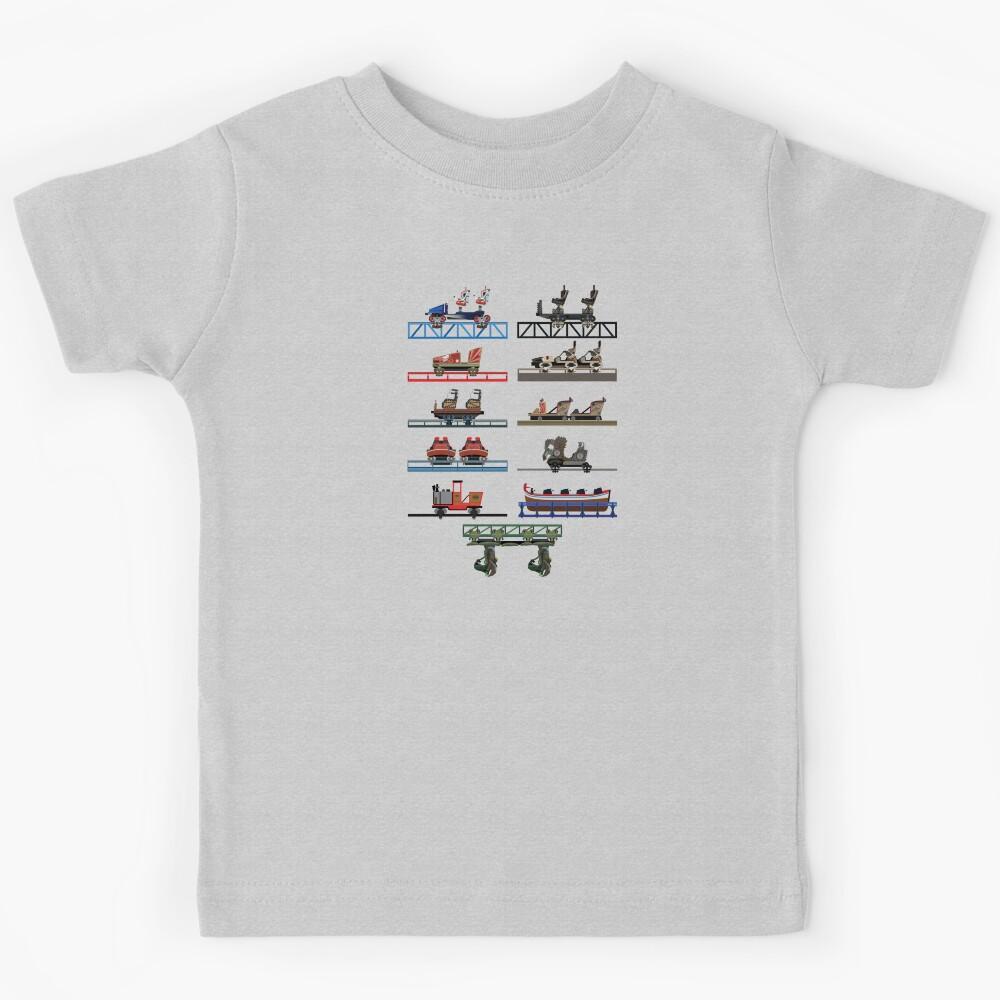 Europa Park Coaster Cars Design 2024 - Now With Voltron! Kids T-Shirt 110