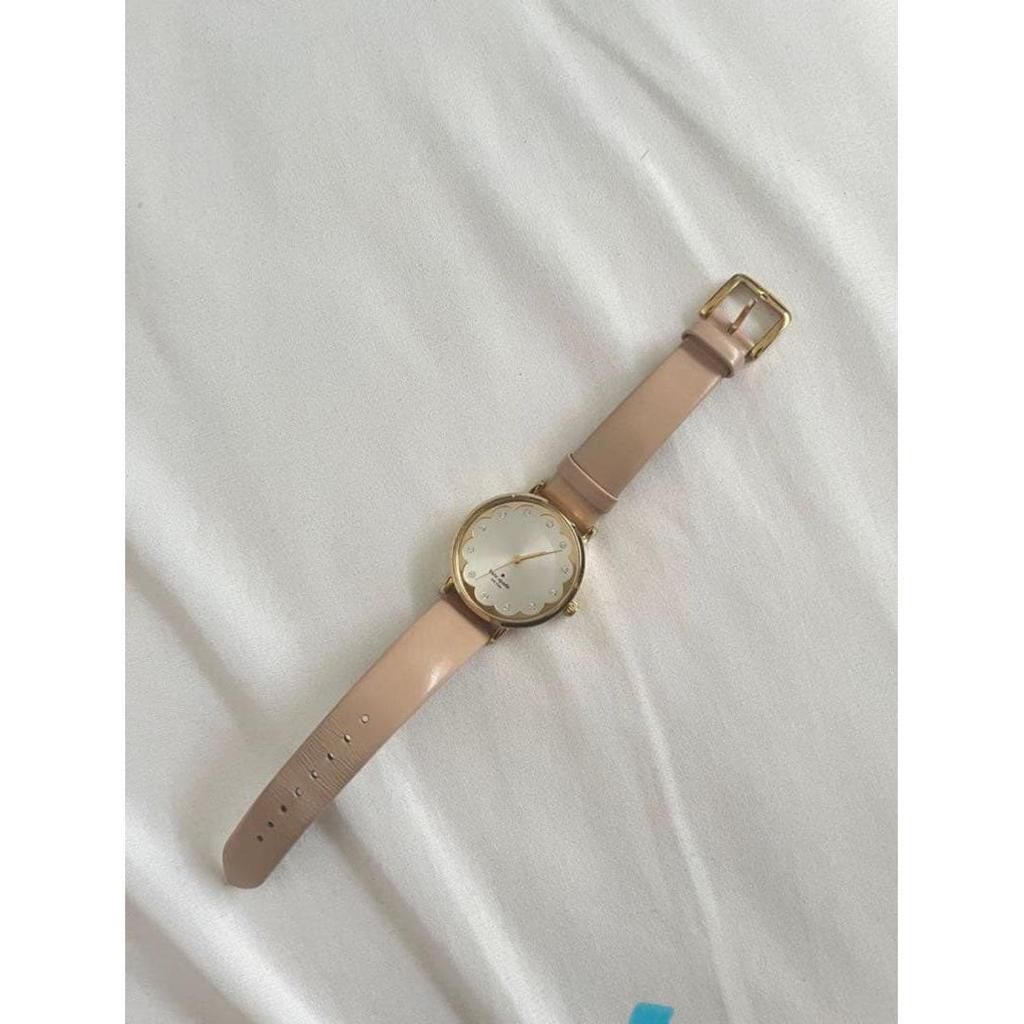 Used Kate Spade Metro Scallop Gold X Pink Watch