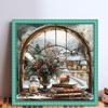 Scenery Printed Cross Stitch Kit DIY 14CT Thread Art Needlework Home Wall Decor