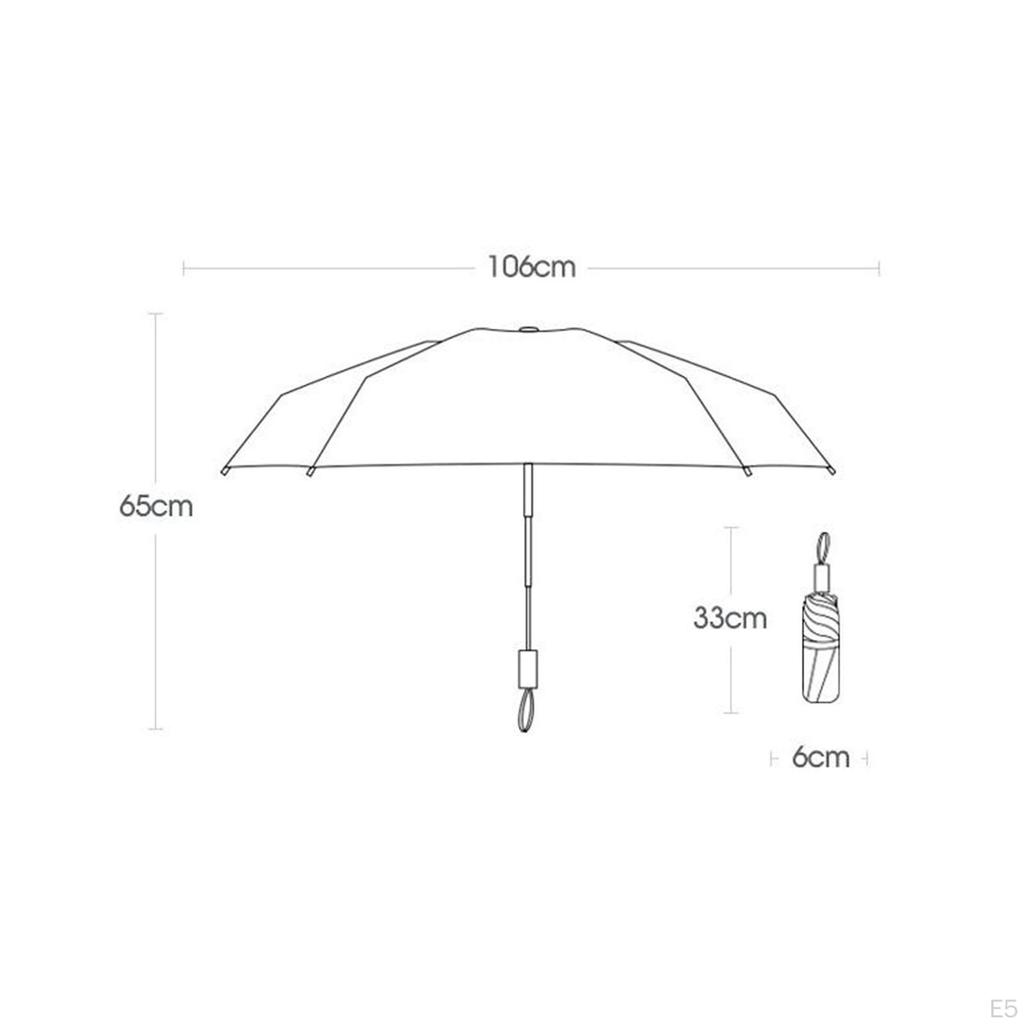 Parapluie pliant automatique portable pour voyage en plein air, plage, randonnée, hommes