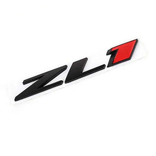 ZL1 Logo Car Rear Trunk Emblem Sticker for Chevrolet Camaro Cavalier Onix Cruze Aveo Silverado Side Decal Modified Decoration