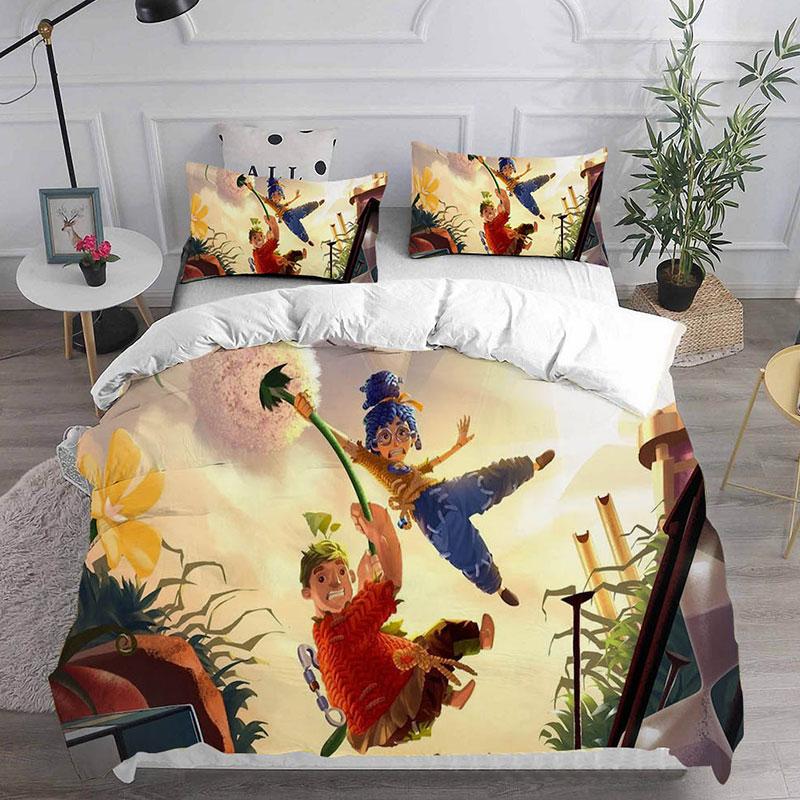 Game Takes Two Cartoon Printed Bedding Sets Comforter Quilt Bed Cover Duvet Cover Pillow Case 2-3 Pieces Sets Kids Adult Size