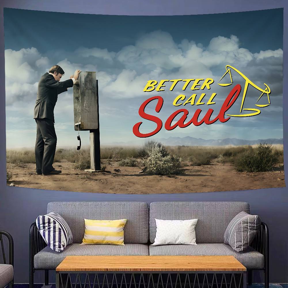 Better Call Saul DIY Wall Tapestry Hippie Flower Wall Carpets Dorm Decor Wall Art Decor